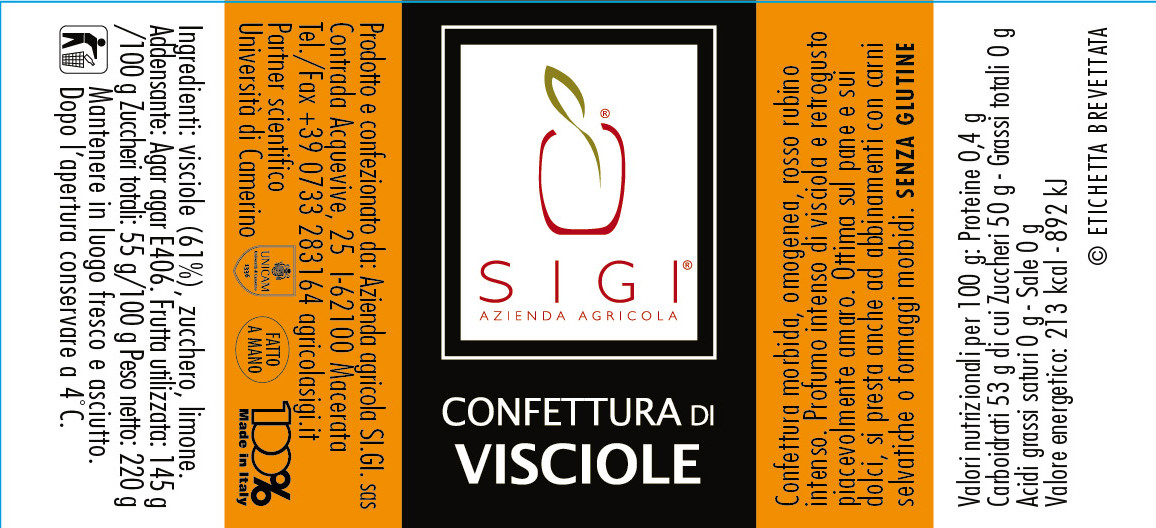 Confett. di VISCIOLE  Made ITALY