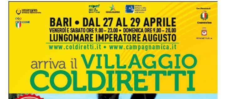 (Italiano) SiGi nel Villaggio Coldiretti a Bari 27-29 Aprile Lungomare Imperatore Augusto